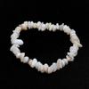 Pulsera de grava de cristal de ágata natural irregular piedra desmagnetizante pulsera de bricolaje para mujer venta al por mayor