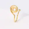 Argola de Nariz em U Moda Transfronteiriça Europeia e Americana com Clipe de Nariz de Diamante Estrela Coração Não Perfurante Olho de Demônio Argola Falsa para Nariz