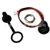 Conector hembra impermeable TYPE-C2P con cables de soldadura, tipo redondo moldeado por inyección con terminales de cable, interfaz de carga dedicada para dispositivos electrónicos 2P