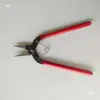 Pinzas de Punta Fina Pinzas Hechas a Mano Pinzas Multifuncionales para Joyería Pinzas para Joyería de Boca Redonda Curvadas en Forma de Nueve Herramienta DIY Pinzas Resorte