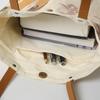 Bolsa de papel DuPont de fábrica personalizada vintage bolsa tote de papel DuPont lavable de gran capacidad bolsa de papel kraft impresión LOGO
