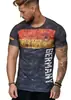 Nova Camiseta Masculina de Verão 2021 Cruzada Europeia e Americana Nova Casual Manga Curta 3D Homens Podem Ser Fotos