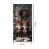 Amazon Transfronterizo Cubierta de Puerta Navideña Merrychristmas Elementos de Grinch Bandera Colgante Cortina de Puerta