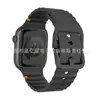 Adecuado para Relojes Apple iWatch, Correa de Silicona con Patrón de Olas para Applewatch, Mismo Modelo Oficial, Venta al por Mayor de Fábrica
