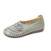 Zapatos Mocasines Casuales de Moda para Mujer, Estilo Nuevo Primavera 2026, Suela Suave, Superficie Suave, Diseño Hueco Floral, Zapatos Retro Étnicos para Mamá