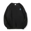 Sudadera Minimalista de Cuello Redondo Pesada Estilo Americano para Mujer, Otoño e Invierno 2025, Corte Holgado, Forrada de Felpa, Engrosada, Top de Diseñador