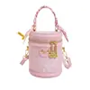 2026 Nova Bolsa Saco de Seda Estampada para Comércio Exterior, Bolsa de Mão Simples e Versátil para Mulheres, Bolsa de Ombro e Transversal