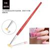 Manicura Pincel japonés pintura degradado floreciente pluma fototerapia fila pluma dibujo pluma a cuadros traje de 10 piezas
