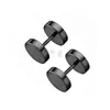 Pendientes Redondos de Acero Inoxidable para Comercio Exterior Moda Europea y Americana Pendientes de Acero de Titanio Joyería para Hombres y Mujeres Venta al por Mayor