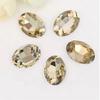 Huevo de Paloma de Diamantes de Imitación Ovalado Puchai Vidrio de Cristal Diamante DIY Arte de Uñas Zapatos con Diamantes Bolsos Accesorios para el Cabello Accesorios de Ropa Mayoreo
