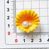 Acessórios para Caneta de Resina com Contas de Pérola de Concha Oceânica Tridimensional Chaveiro de Celular Corrente de Bolsa Materiais Artesanais DIY