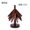 Alfombrilla Aislante Térmico Creativa y Sencilla de Bambú Árbol de Navidad Mesa de Comedor Posavasos Doméstico Cazuela Vajilla Personalización