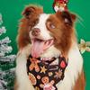 Fábrica de Origen Amazon Más Vendido Pañuelo Bandana para Gato Perro Babero Navidad