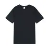 Camiseta de Algodón Puro de Manga Corta, Color Sólido, Peso Pesado para Verano, para Hombres y Mujeres, Prenda Básica Clásica de Media Manga para Parejas