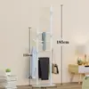 Perchero de Madera Maciza para Dormitorio, Perchero Doméstico de Pie, Gancho Simple para Dormitorio Estudiantil, Almacenamiento de Habitación y Tendedero