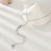Cadena para el Cuerpo de Alta Gama, Exquisita y Versátil, Accesorios para Vestido de Novia, Colgante Brillante de Diamante y Perla, Atuendo Sexy de Espalda Descubierta para Mujer