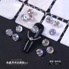 Diamante Cristal Moonlight para Uñas Forma Especial Diamante Puntiagudo Amor Azúcar de Roca Mariposa Mágico Blanco Joyería para Uñas al por Mayor
