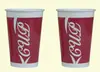 Vaso de Papel Desechable de 16 oz con Doble Recubrimiento de PE para Cola