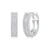 Pendientes de Moda Ins de Nicho Europeos y Americanos Plata de Ley 925 Pendientes Libres de Color Moissanita Pendientes Transfronterizos de Lujo Ligero de Alta Gama