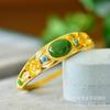 Pulsera de Bambú de Jade Hetian al por Mayor con Motivos de Bambú, Pulsera Estilo Palacio Calada Estilo Nacional, Suministro para Transmisión en Vivo