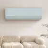 Funda Elástica de Cobertura Total para Aire Acondicionado, Color Sólido, Universal para Todas las Marcas, Adecuada para Unidades de Pared Gree, Haier, Midea, Dormitorio, Sala de Estar, Estilo Crema