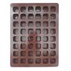 Ponto transfronteiriço Inglês alfanumérico molde de gelo de silicone 2cm quadrado pequeno com fabricação de gelo de silicone alfanumérico