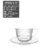 Juego de Taza y Platillo de Café Multiestilo de Lujo Ligero de Gama Alta, Vasos para Beber para Uso Doméstico y Comercial, Vasos para Bebidas Calientes y Frías