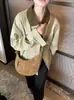 Bolso de bocina de gran capacidad retro de nicho para mujer, nuevo bolso tote para el trabajo de otoño/invierno 2026, bolso de hombro, bolso de axila, bolso cruzado