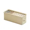 Caja de almacenamiento compartimentada para ropa interior y panties, cesta de almacenamiento apilable para armario, caja de almacenamiento para cajón de dormitorio en casa