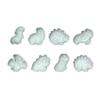 Molde de corte multifuncional Serie Dinosaurios Nuevos Molde para galletas Simulación de pastel Herramientas para hornear en casa 3D Alimento Suplementado Diy