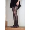 Meia-calça Renda Floral Vazada Estilo Francês Meia Arrastão Tendência para Mulheres Primavera e Verão Clássica Versátil Meia-calça Estilo Puro Desejo