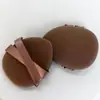 Esponja de Polvo Engrosada con Doble Cinta Marrón para Uso Seco y Húmedo, No Absorbe Polvo, Elástica, de Doble Cara, Esponja Cojín con Doble Cinta