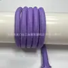 Corda Paracord de Poliéster Colorida Redonda de 7mm Corda Trançada para Celular Corda Artesanal DIY Alça Transversal Enrolada no Núcleo Cordão para Bolsa