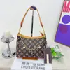 Bolso de Axila Estampado Retro de Gran Capacidad, Patrón Presbiópico, Lujo Accesible y Bolso Tote de Moda Nuevo para Mujer 2026, Bolso Bandolera de Hombro Único