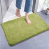 Felpudo para puerta de baño del hogar, absorbente y resistente a las manchas, adecuado para usar en el baño, la ducha y como alfombrilla antideslizante; lavable en la lavadora; disponible para venta al por mayor