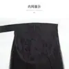 Peluca Europea y Americana Larga de Velcro Cola de Caballo Cabello Liso Fibra Química Mate Larga Recta Cola de Caballo Enroscada Trenza Venta al por Mayor