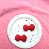Accesorios de Lazo Rellenos de Algodón Inspirados en Kitty Estilo Japonés Clips para el Cabello DIY Accesorios de Lazo Rellenos de Algodón Lindos y Dulces Estilo Coreano
