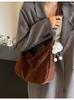 Bolsa Tote Casual de Grande Capacidade para Mulheres 2024 Outono Nova Bolsa de Ombro Casual Versátil Bolsa Transversal para Deslocamento