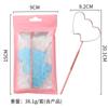 Espejo de pestañas portátil de acero inoxidable con forma de corazón cuadrado para injerto transfronterizo, espejo de examen para injerto de pestañas