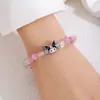 Moda europea y americana transfronteriza aleación caliente cristal perlas kulomi dibujos animados pulsera de amistad joyería para hombres y mujeres al por mayor