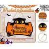 Nuevo producto transfronterizo: letrero de puerta de madera plano para Halloween, decoración de pared creativa, letrero de decoración navideña, venta al por mayor del fabricante