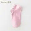 Calcetines Invisibles Bajos para Mujer, Calcetines Cortos de Color Claro, Algodón Puro, Adecuados para Primavera, Verano y Otoño, Estilo Casual y Sencillo, Venta al por Mayor