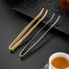 Pinzas de aleación para clip de té del fabricante, Pinzas para taza de té anti-quemaduras, Pinzas antideslizantes para lavar tazas, Divisor de té, Juego de té Kung Fu