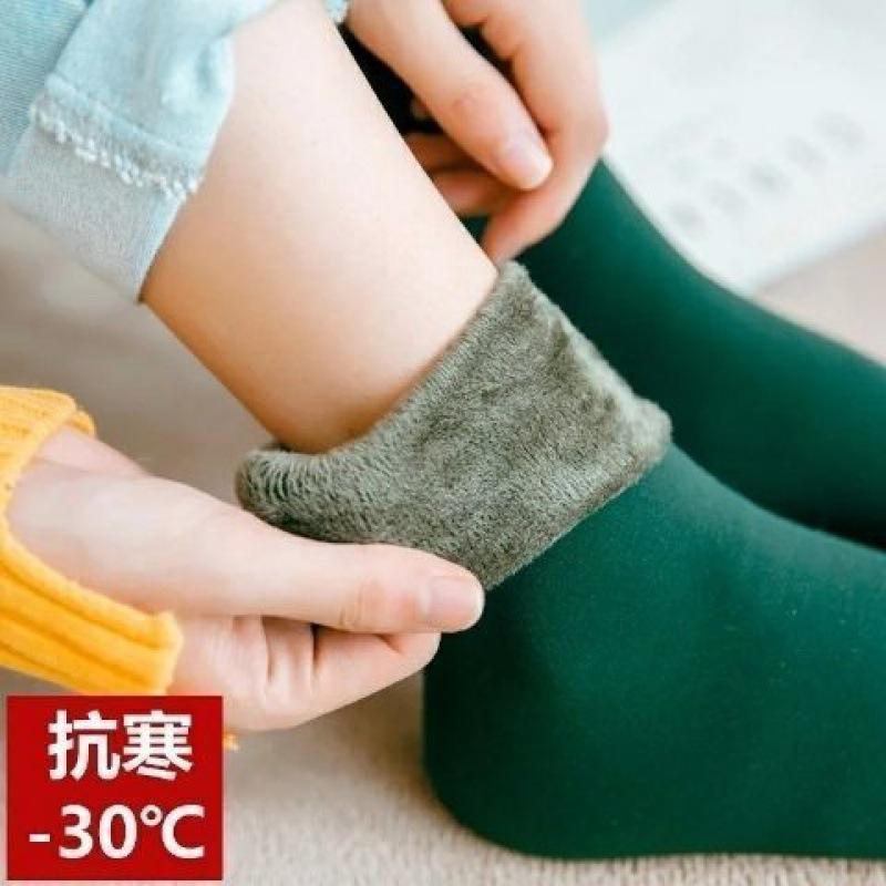 绿色雪地袜1