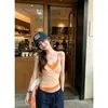 Nuevo camisole de estilo dulce y picante de verano, de estilo falso dos piezas con encaje empalmado para mujer, diseñado para ser adelgazante y favorecedor de la figura, top sin mangas