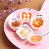 Comida japonesa e coreana Play Mini Simulação Tigela Pequena Perna de Frango Tangyuan Peixe Resina Geladeira Adesivo DIY Acessórios Celular Shell Joias