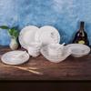 Os fabricantes produzem osso porcelana prato tigela placa terno rima borda 19 cabeças louça vidrada cor 29 cabeças 50 cabeça caixa de cobertura