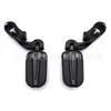 Pedal Plegable Antideslizante Cuadriculado de Aleación de Aluminio para Motocicleta Soporte de Reposapiés para Pasajero Reposapiés 32mm