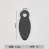 Accesorios para marcos de fotos de 9 * 22 mm Hebilla de tablero trasero para marco de fotos Tablero trasero Tableta de punto flotante para tablero trasero Bloque de semilla de melón de hierro