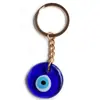 Llavero de Vidrio Ojo del Diablo Colgante Ojo Turco Azul Fábrica de Origen Venta Caliente Transfronteriza Pequeños Accesorios al por Mayor